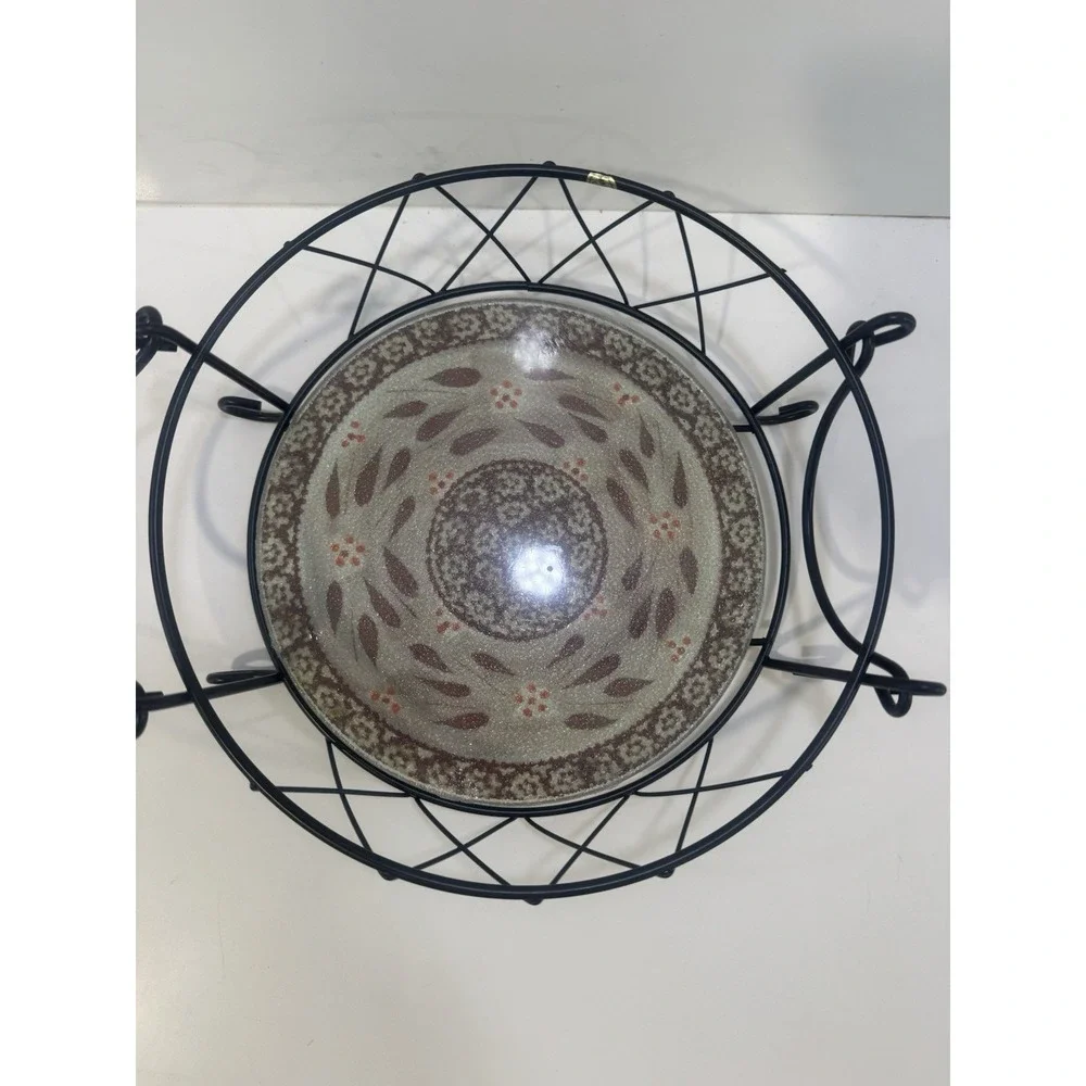Temptations by Tara Old World Trivet and Wire Rack W Handles Vintage